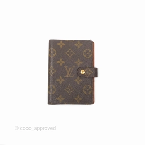 Louis Vuitton Vintage Small Ring Agenda Cover Monogram Canvas