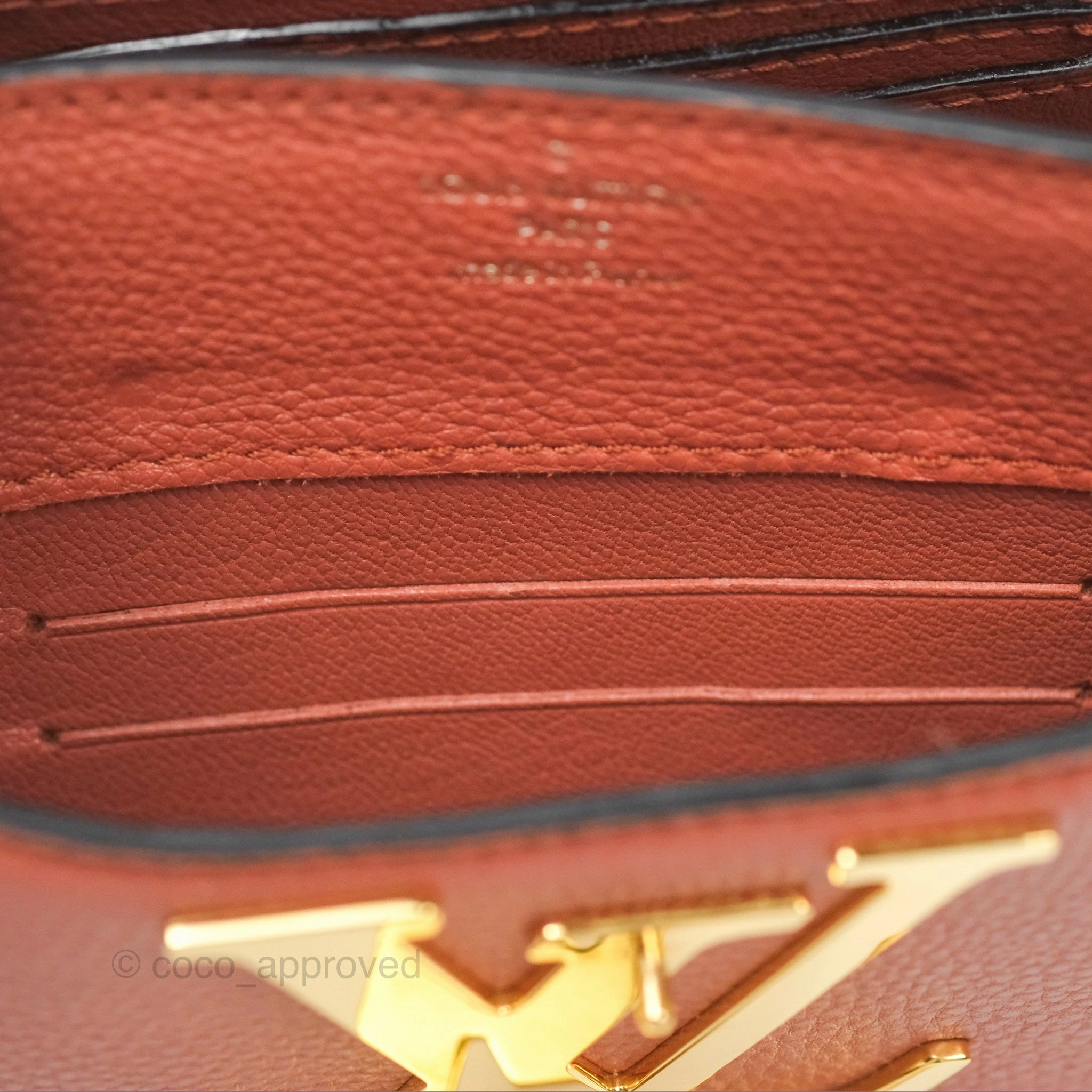 Louis Vuitton Vivienne Bag Brick Red Black