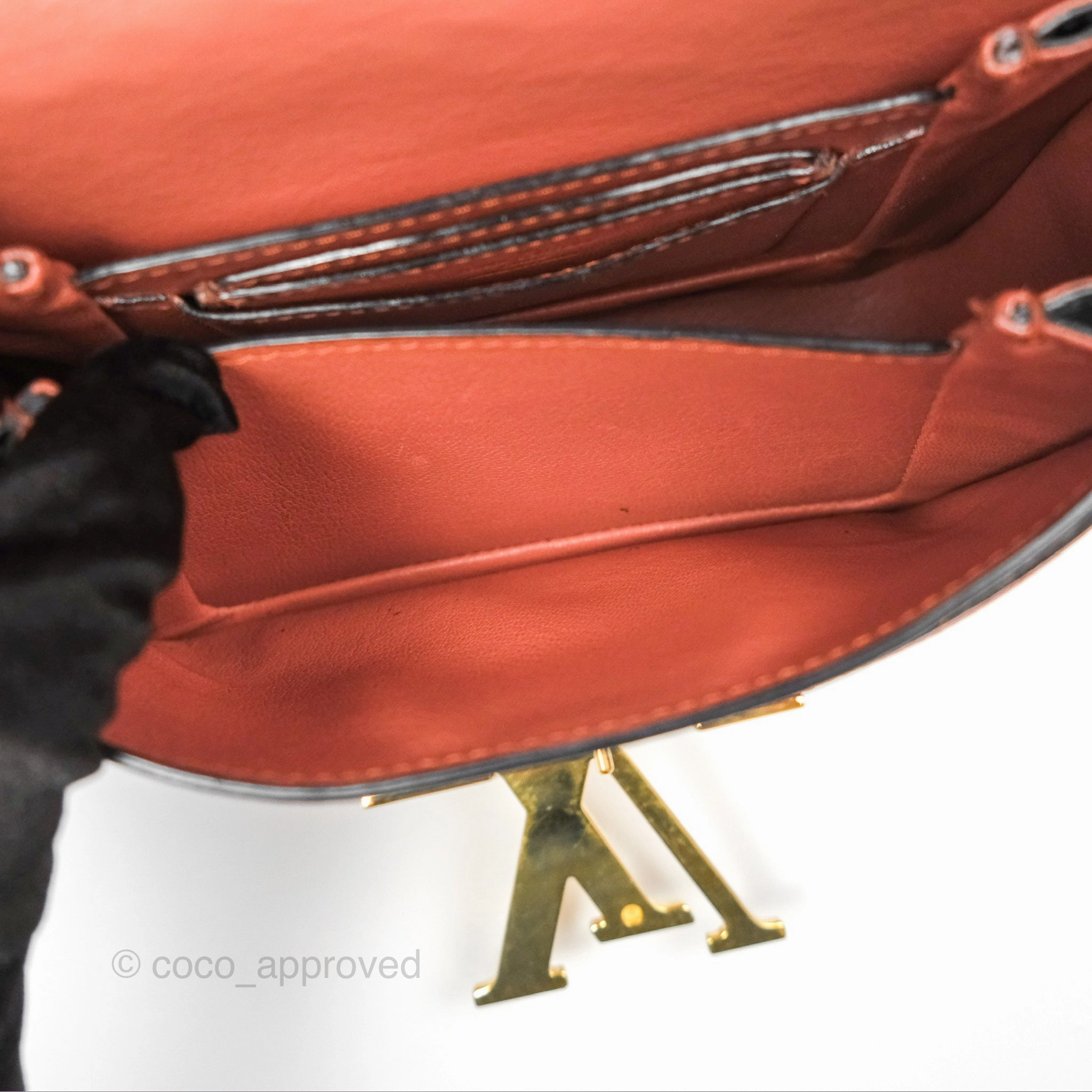 Louis Vuitton Vivienne Bag Brick Red Black